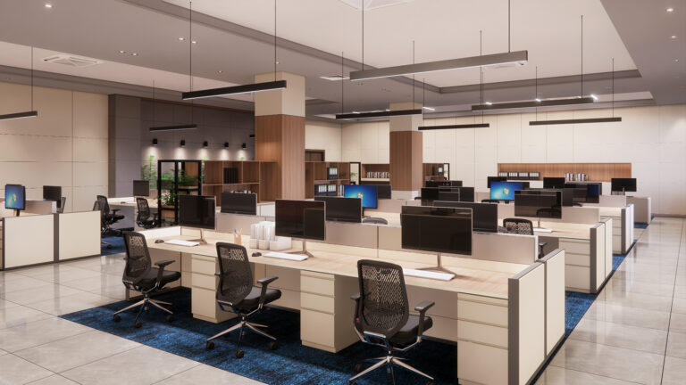 interior office bim project